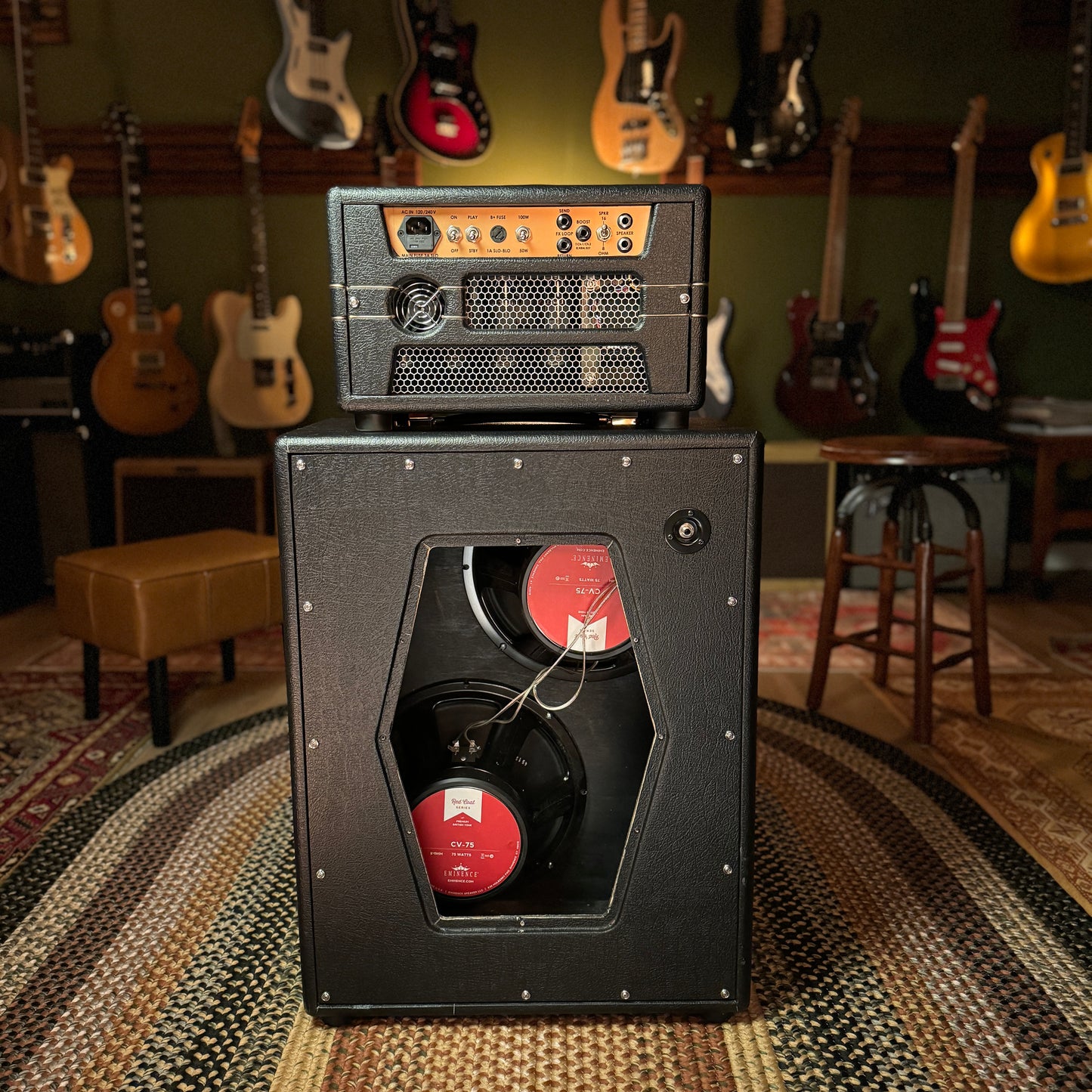 Jackson Ampworks El Guapo 100/50 watt and 2x12
