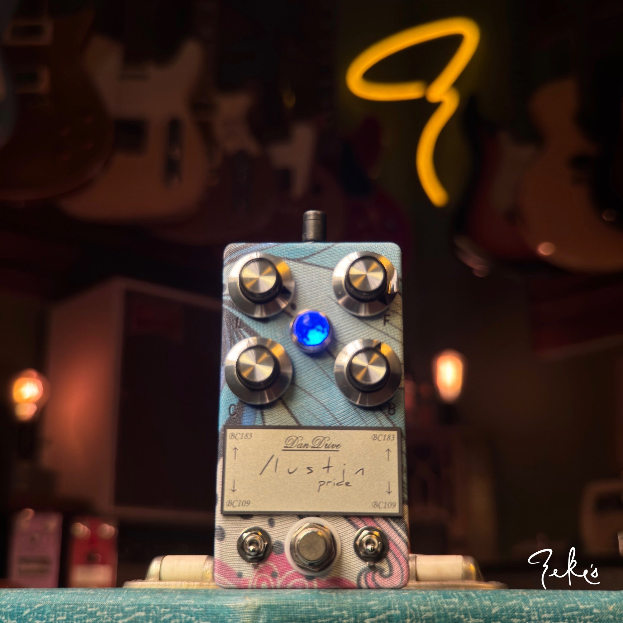 dandrive pedals DanDrive Austin Pride MKII fuzz face Texas square face germanium silicon Hendrix SRV – zekesguitars