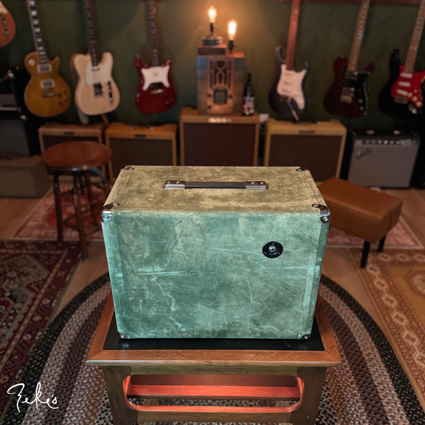 Stringdriver 1x12 EV Ported Cabinet Green Suede