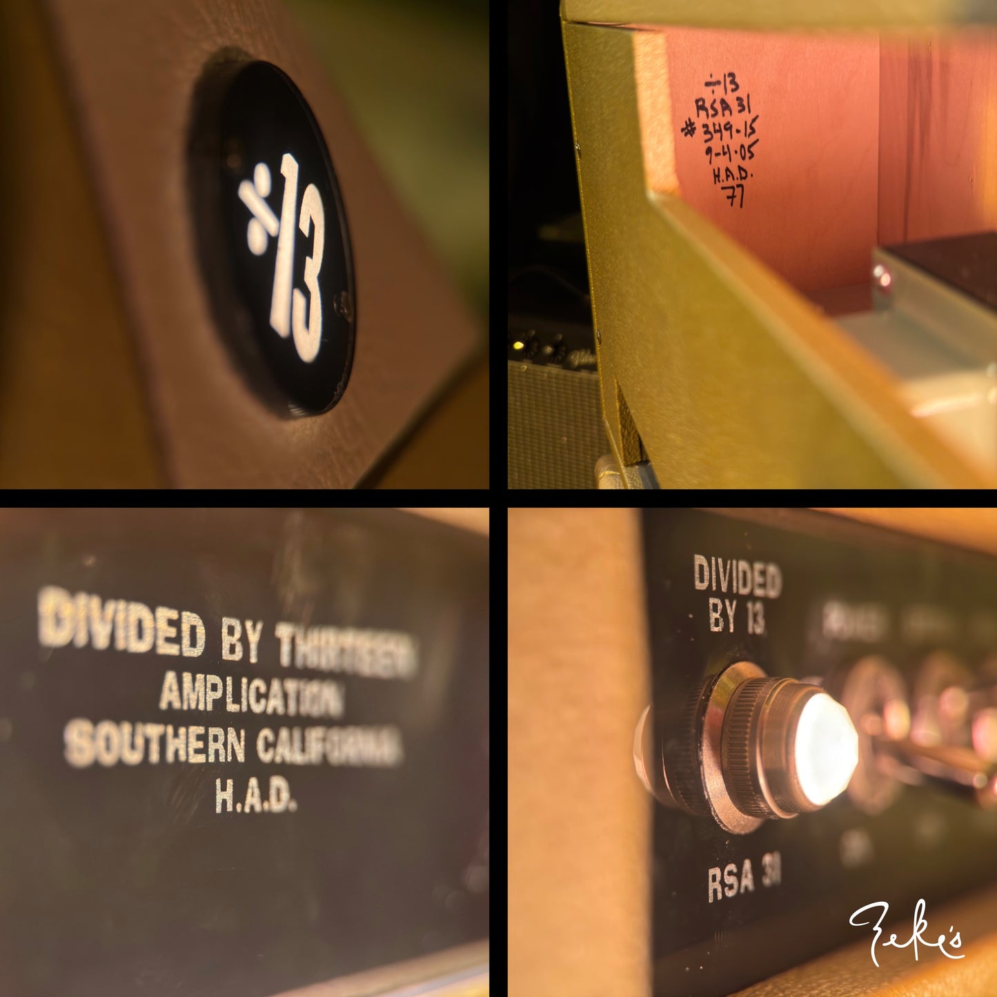2005 Divided by 13 RSA 31 w/2x12 Cabinet in Gold