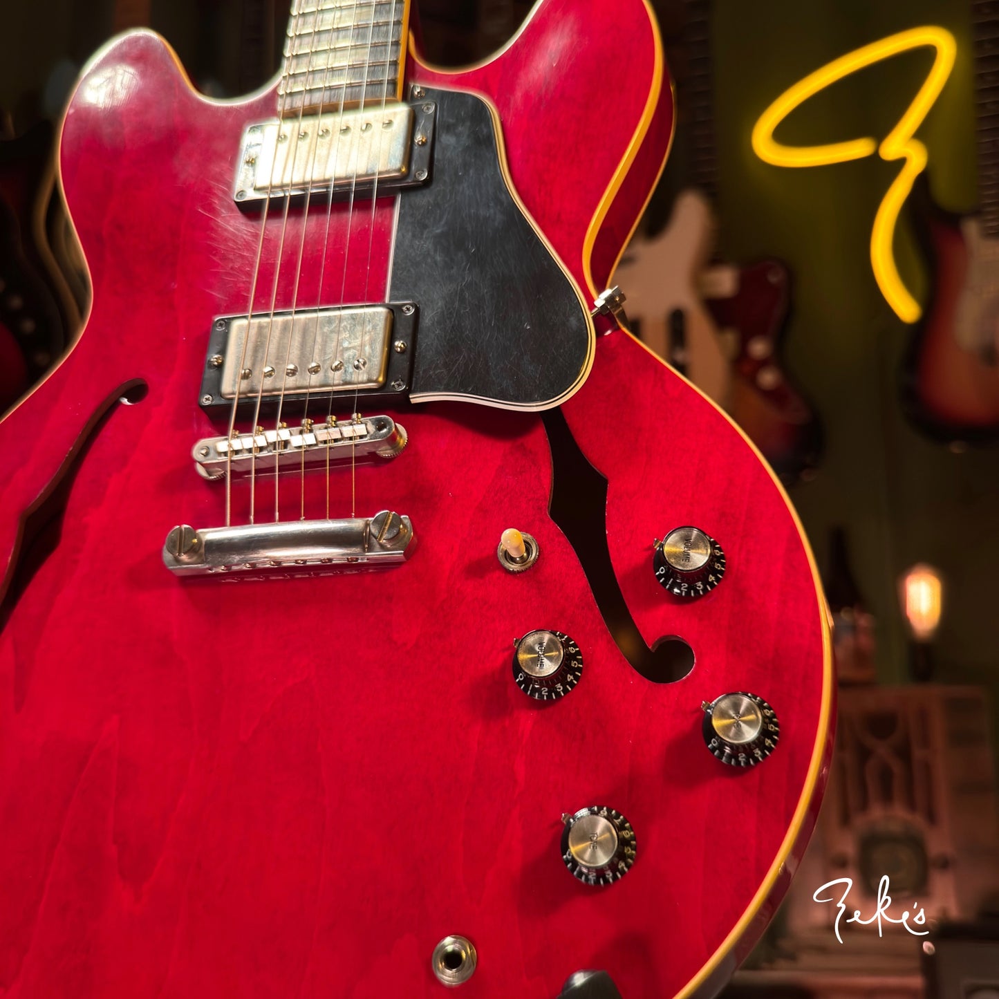 2016 Gibson Memphis '63 Block VOS ES-335 TDC Block VOS Historic Cherry