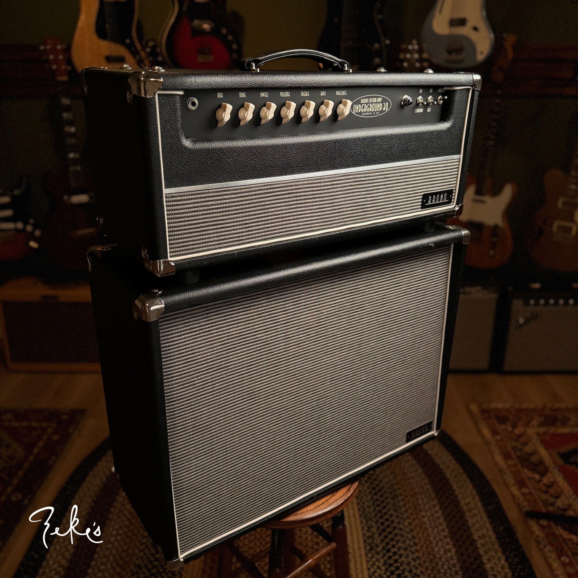 Bruno Underground 30 Reverb Head 2x12 Cabinet Brad Paisley – zekesguitars