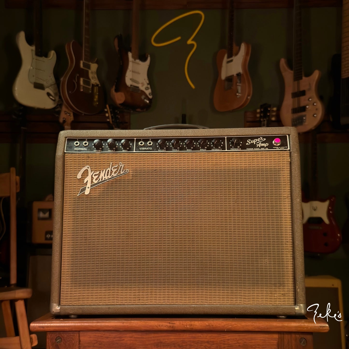 1961 Fender Super 6G4-A (original export Power/Output transformers included)