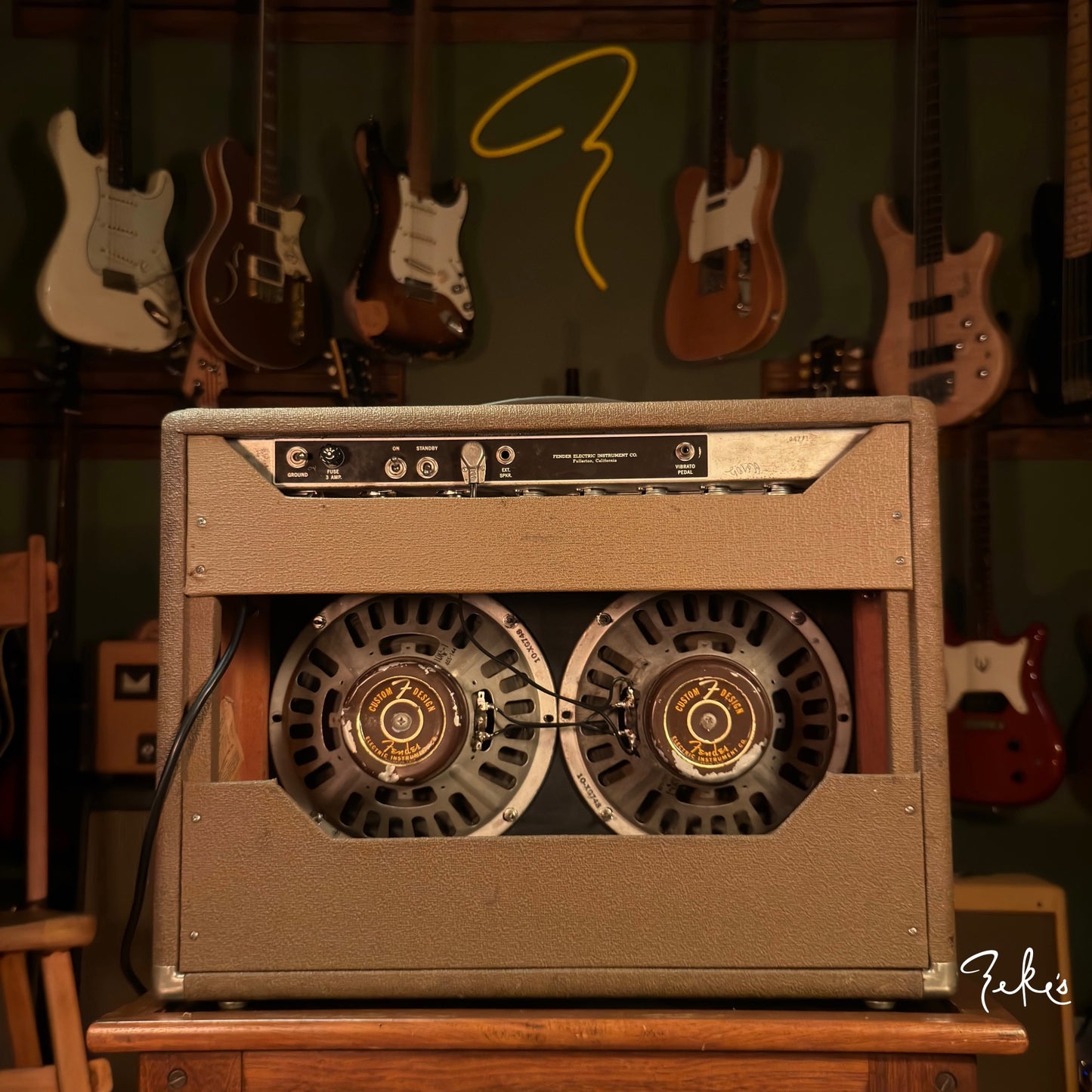 1961 Fender Super 6G4-A (original export Power/Output transformers included)