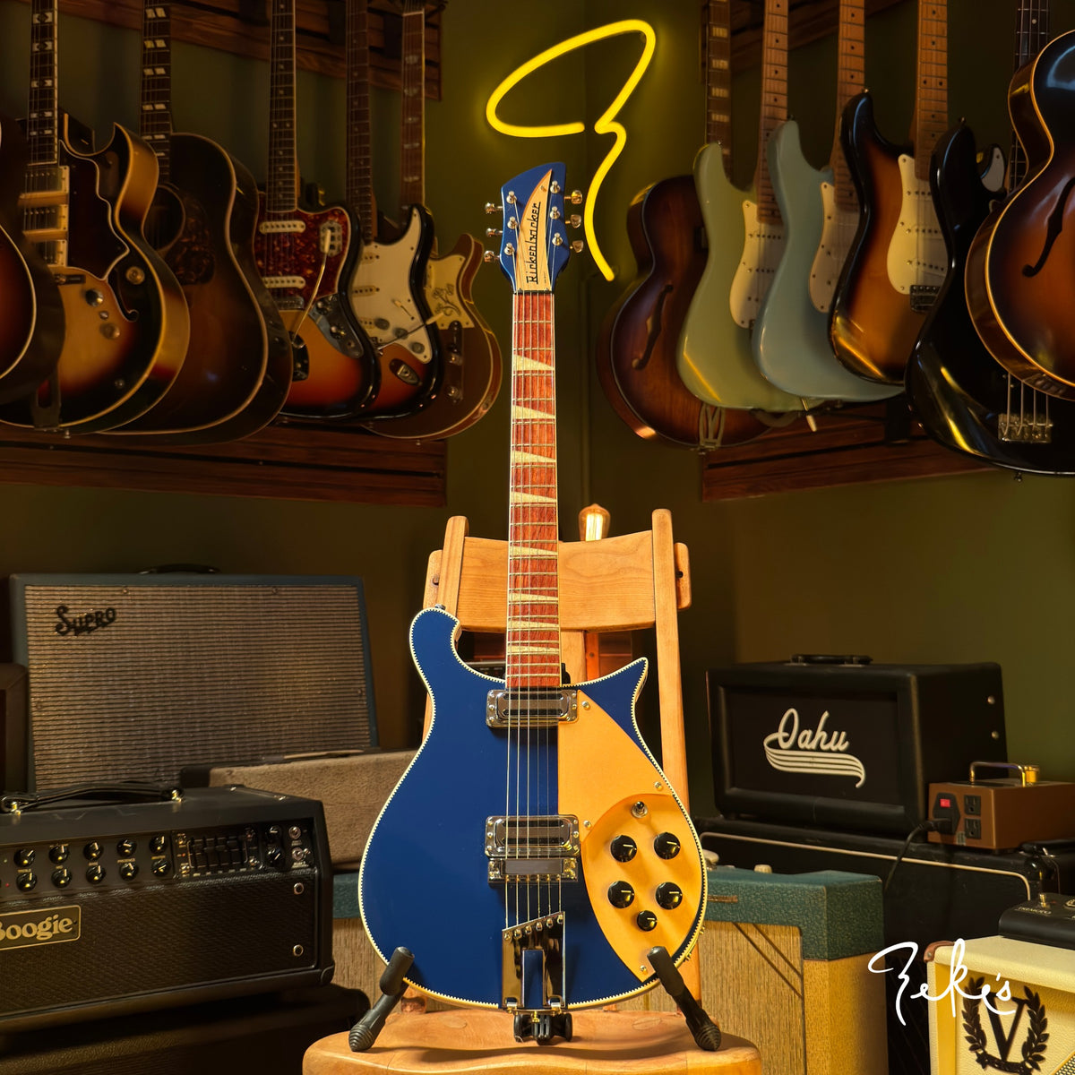 2002 Rickenbacker 660/6 Midnight Blue